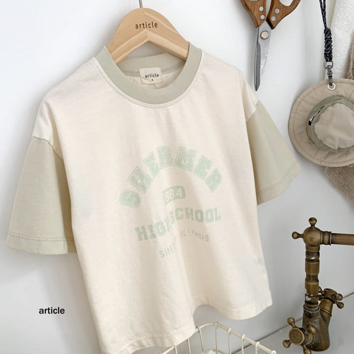 Article - Korean Children Fashion - #stylishchildhood - Sumer Color Tee - 4