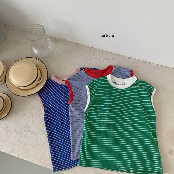 Article - Korean Children Fashion - #fashionkids - Pondang ST sLeeveless Tee - 8