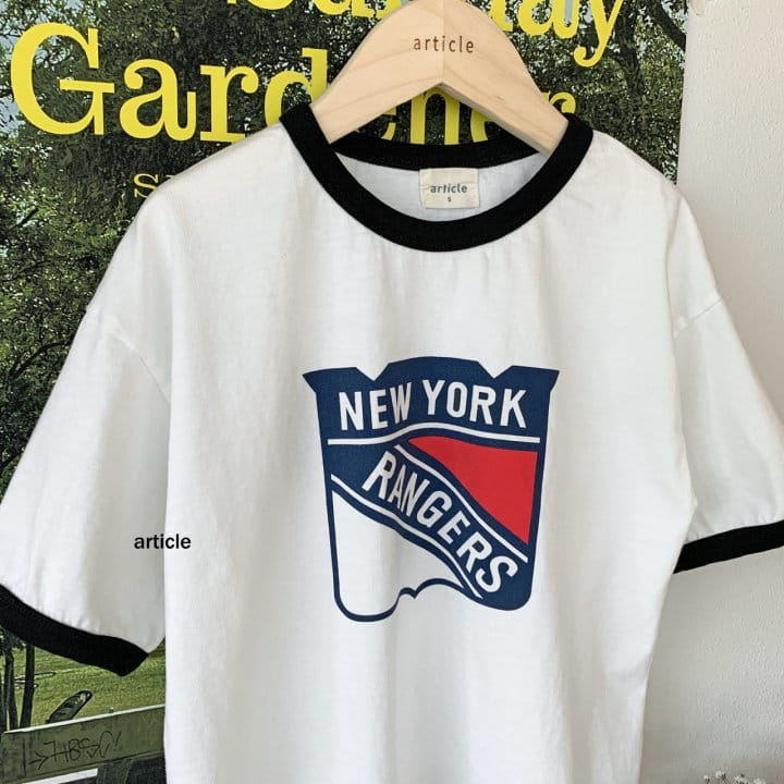 Article - Korean Children Fashion - #discoveringself - New York Chili Color Tee - 4