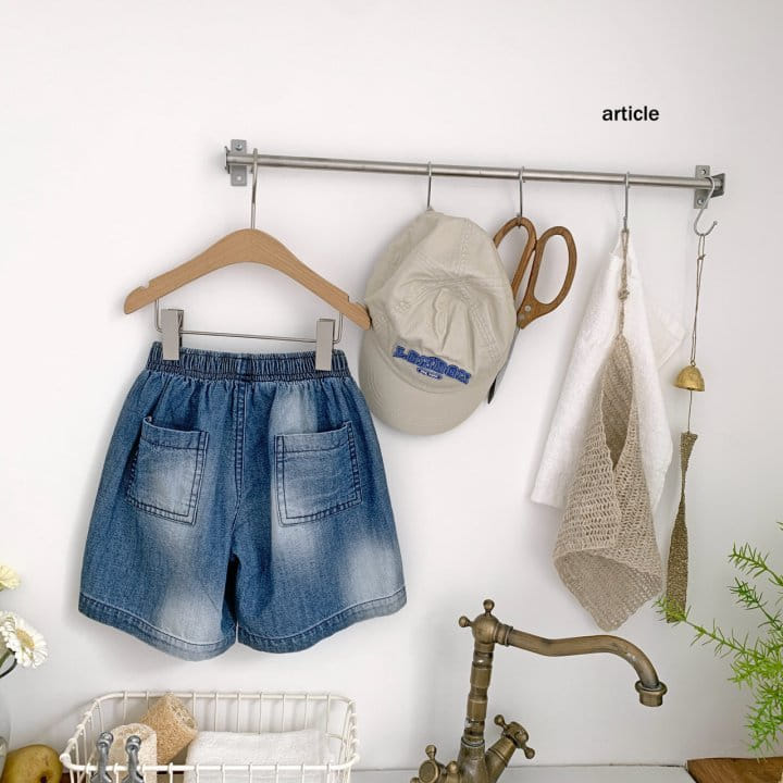 Article - Korean Children Fashion - #kidsshorts - L marble Shorts - 2