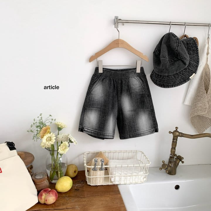 Article - Korean Children Fashion - #kidsstore - L marble Shorts - 3