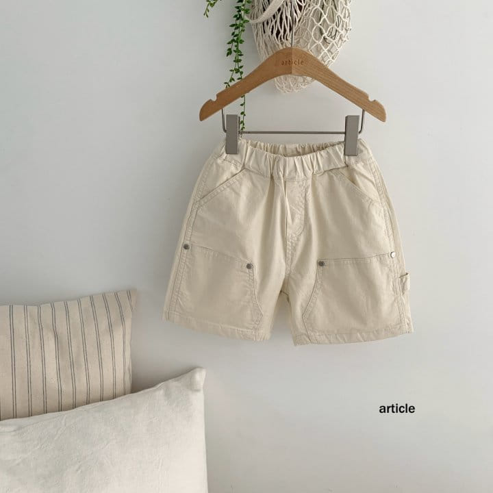 Article - Korean Children Fashion - #littlefashionista - Unique Rivet Shorts - 5