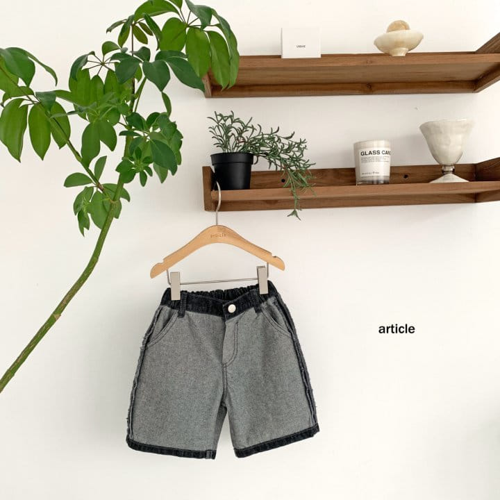 Article - Korean Children Fashion - #toddlerclothing - Omu Denim Shorts - 5