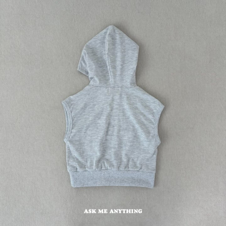 Ask Me Anything - Korean Children Fashion - #Kfashion4kids - Shine Hoody Sleeveless Tee - 7