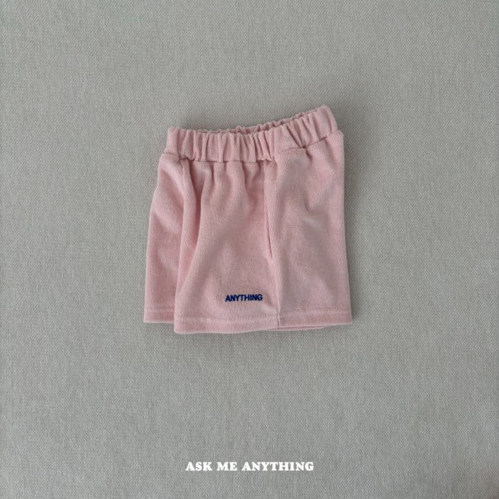 Ask Me Anything - Korean Children Fashion - #Kfashion4kids - Anything Terry Shorts - 7