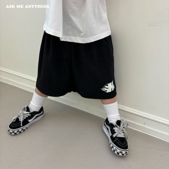 Ask Me Anything - Korean Children Fashion - #designkidswear - Flame Mesh Pants - 2