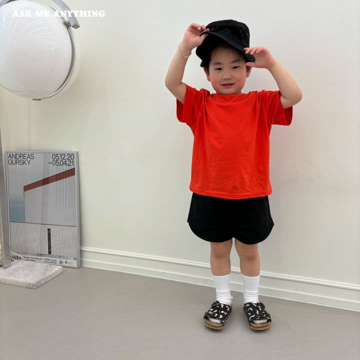 Ask Me Anything - Korean Children Fashion - #kidsshorts - Simple Day Tee - 9