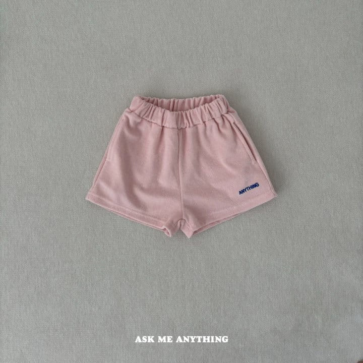 Ask Me Anything - Korean Children Fashion - #kidsstore - Anything Terry Shorts - 5