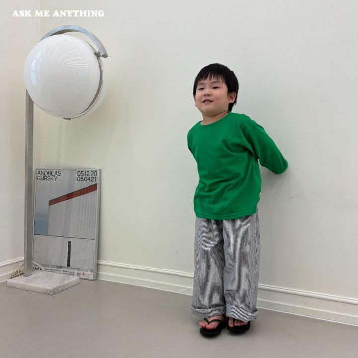 Ask Me Anything - Korean Children Fashion - #magicofchildhood - Simple Long Tee - 8