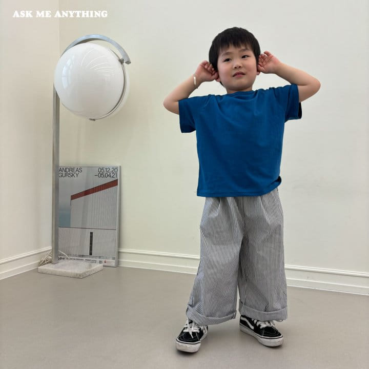 Ask Me Anything - Korean Children Fashion - #stylishchildhood - Simple Day Tee - 3