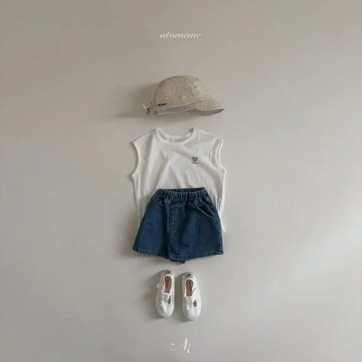 Atomeme - Korean Baby Fashion - #babylifestyle - Love Love Sleeveless Tee - 9