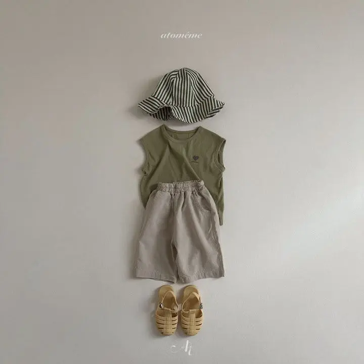 Atomeme - Korean Baby Fashion - #babyoninstagram - Love Love Sleeveless Tee - 10