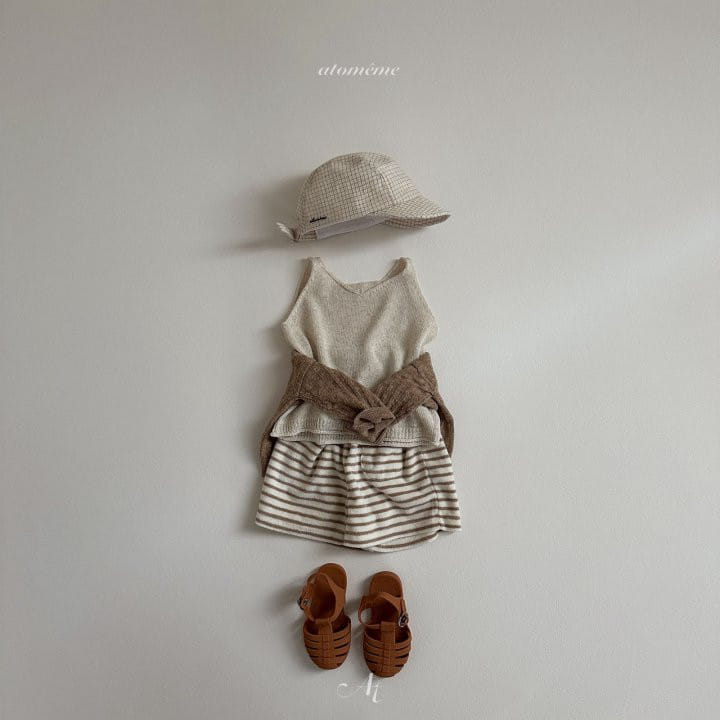 Atomeme - Korean Baby Fashion - #babyootd - ChocoChip Round Cap - 9