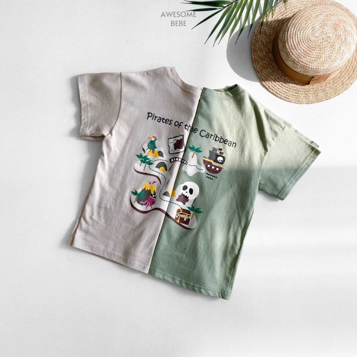 Awesome Bebe - Korean Children Fashion - #Kfashion4kids - Caribbean Short Sleeve Tee