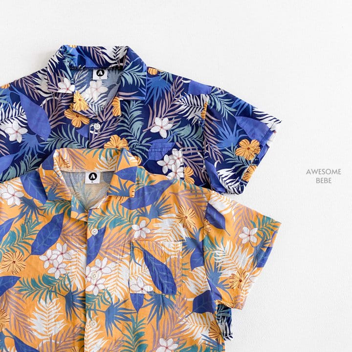 Awesome Bebe - Korean Children Fashion - #stylishchildhood - Hawaiian Shirt - 4