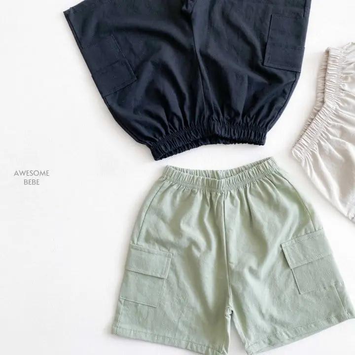 Awesome Bebe - Korean Children Fashion - #childofig - Cargo Shorts - 11