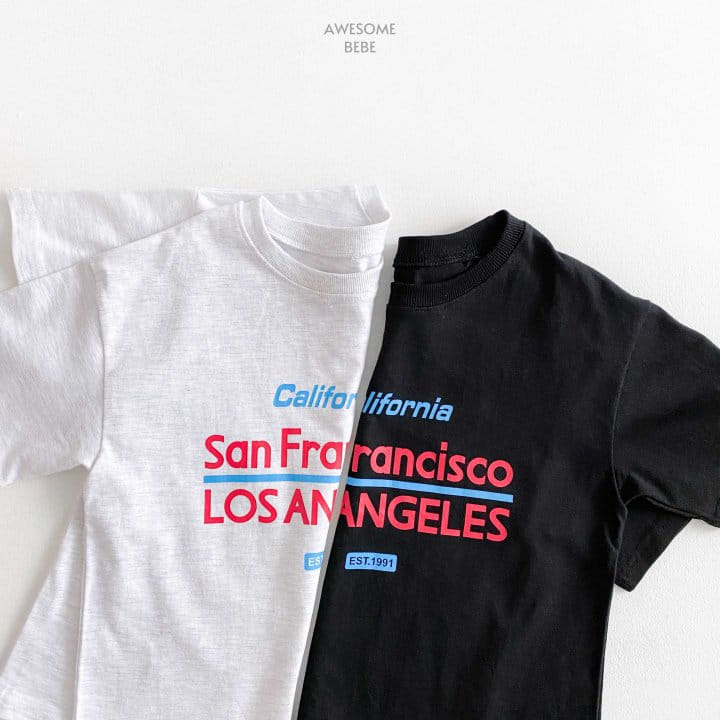 Awesome Bebe - Korean Children Fashion - #designkidswear - San Francisco Short Sleeve Tee - 9