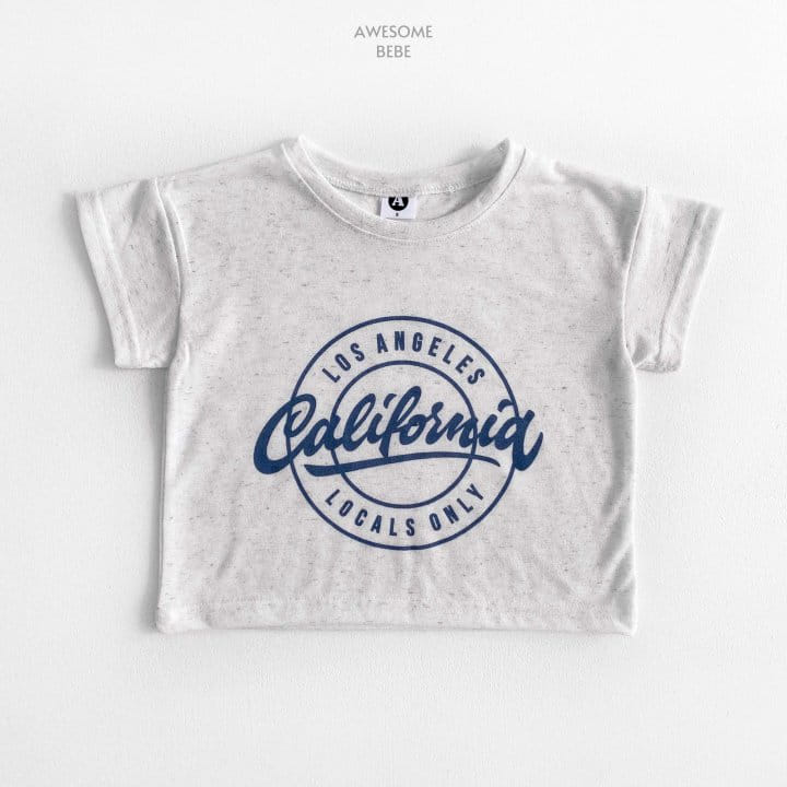 Awesome Bebe - Korean Children Fashion - #discoveringself - California Slub Short Sleeve Tee - 9