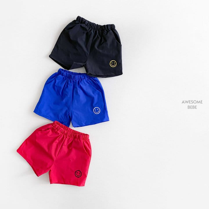 Awesome Bebe - Korean Children Fashion - #discoveringself - Smile Crunch Shorts - 2