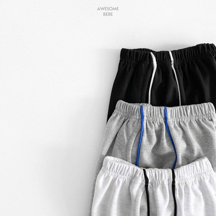 Awesome Bebe - Korean Children Fashion - #discoveringself - Bbing Line Dunk Cropped Shorts - 9