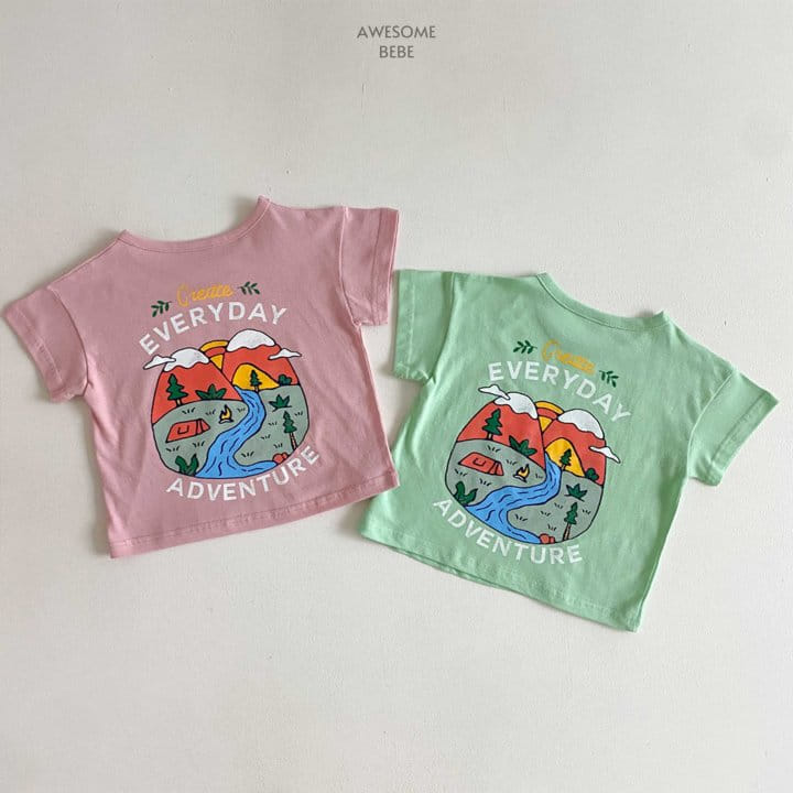 Awesome Bebe - Korean Children Fashion - #discoveringself - Adventure Short Sleeve Tee