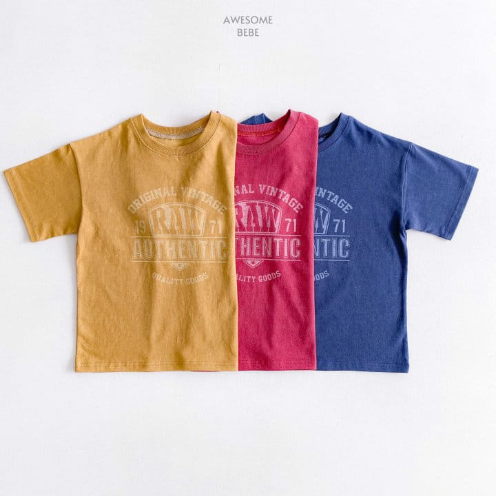 Awesome Bebe - Korean Children Fashion - #littlefashionista - Pig Low Short Sleeve Tee