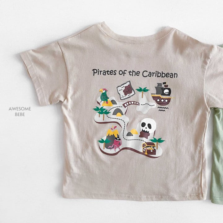 Awesome Bebe - Korean Children Fashion - #magicofchildhood - Caribbean Short Sleeve Tee - 3