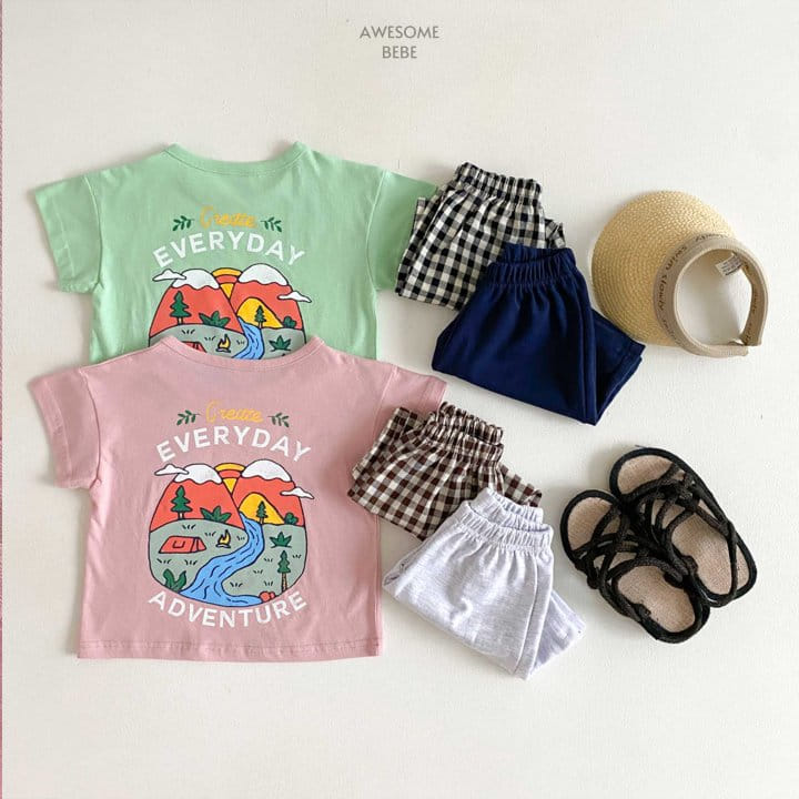 Awesome Bebe - Korean Children Fashion - #magicofchildhood - Adventure Short Sleeve Tee - 8