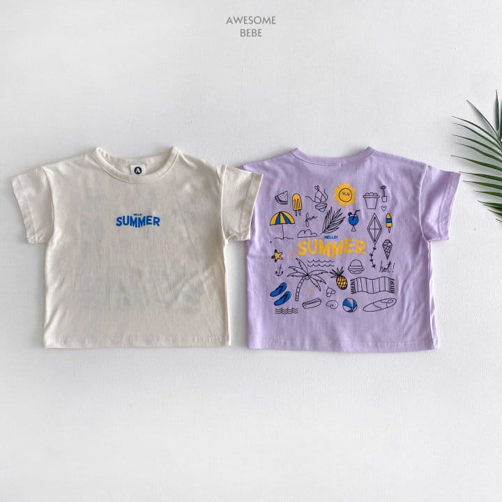 Awesome Bebe - Korean Children Fashion - #magicofchildhood - Hi Summer Short Sleeve Tee - 7