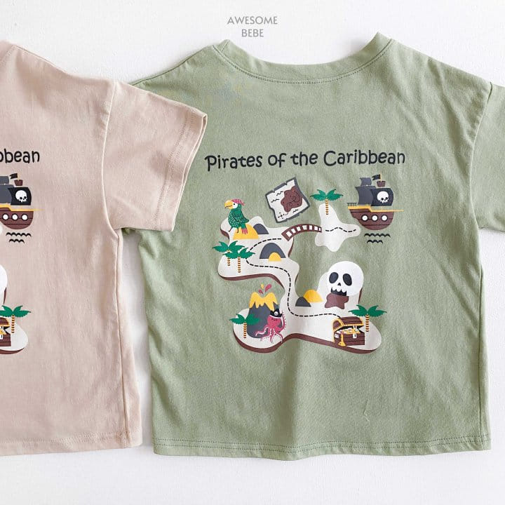 Awesome Bebe - Korean Children Fashion - #magicofchildhood - Caribbean Short Sleeve Tee - 4