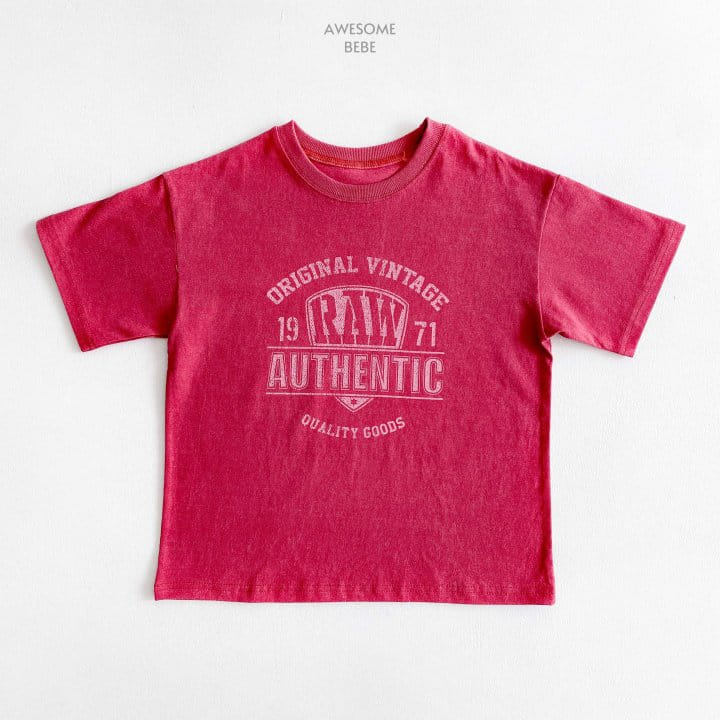 Awesome Bebe - Korean Children Fashion - #minifashionista - Pig Low Short Sleeve Tee - 3