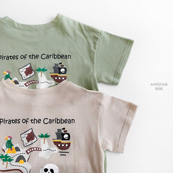 Awesome Bebe - Korean Children Fashion - #prettylittlegirls - Caribbean Short Sleeve Tee - 5