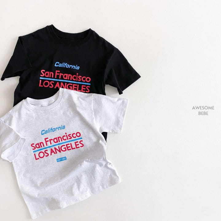 Awesome Bebe - Korean Children Fashion - #stylishchildhood - San Francisco Short Sleeve Tee - 6