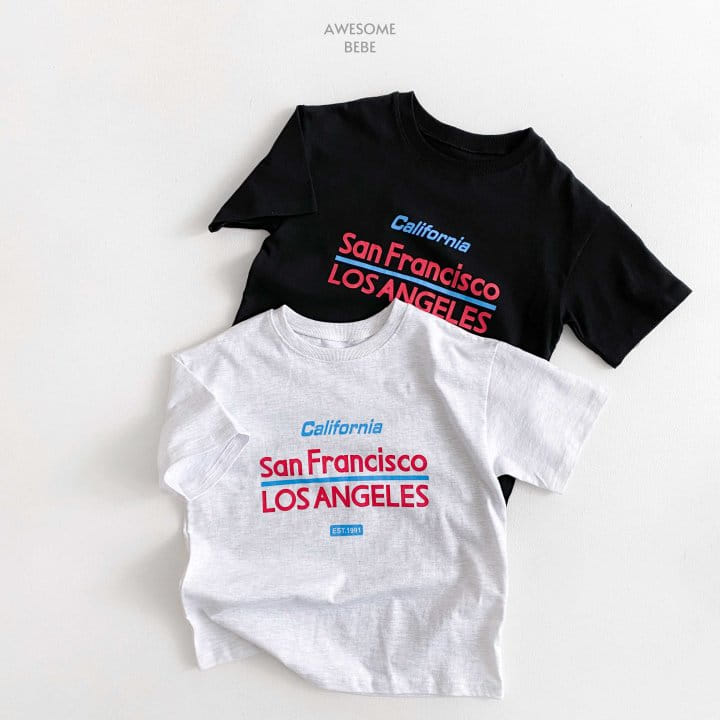 Awesome Bebe - Korean Children Fashion - #prettylittlegirls - San Francisco Short Sleeve Tee - 4