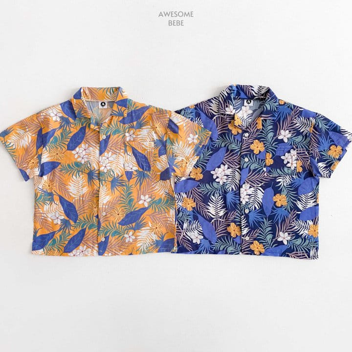 Awesome Bebe - Korean Children Fashion - #todddlerfashion - Hawaiian Shirt