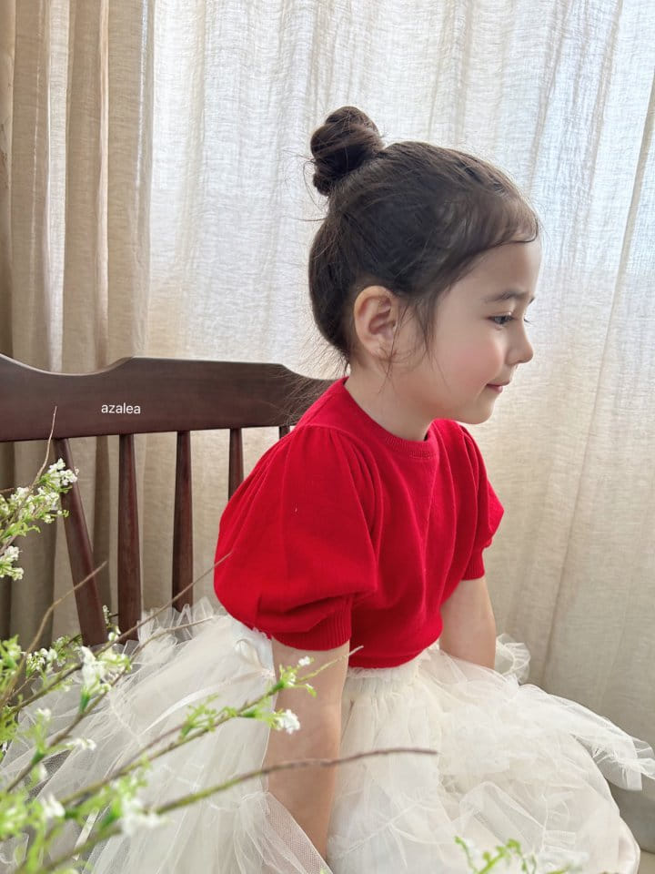 Azalea - Korean Children Fashion - #designkidswear - C Puff Knit With Mom - 9