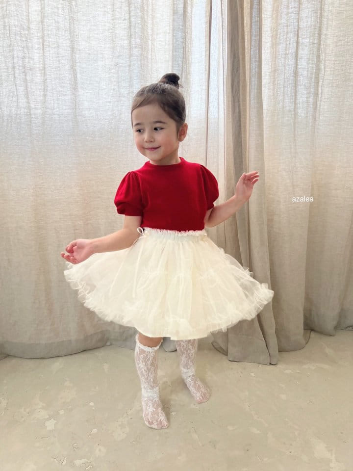 Azalea - Korean Children Fashion - #littlefashionista - C Puff Knit With Mom - 2