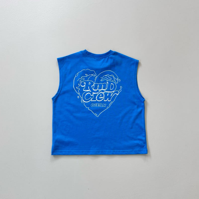 Bailey - Korean Children Fashion - #childofig - Box Fit Heart Sleevelss Tee - 7