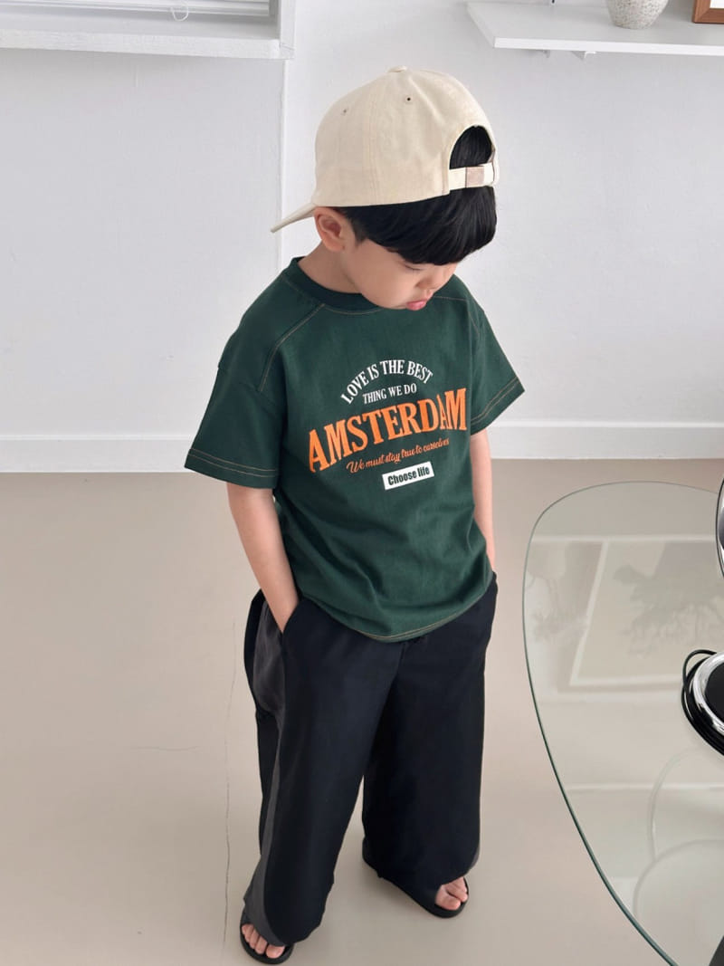 Bailey - Korean Children Fashion - #childofig - Amsterdam Short Sleeve Tee - 4