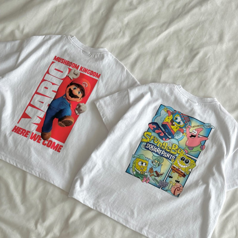 Bailey - Korean Children Fashion - #childrensboutique - Summer Cartoon Tee - 2