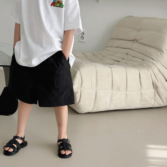 Bailey - Korean Children Fashion - #designkidswear - Cargo Middle Pants