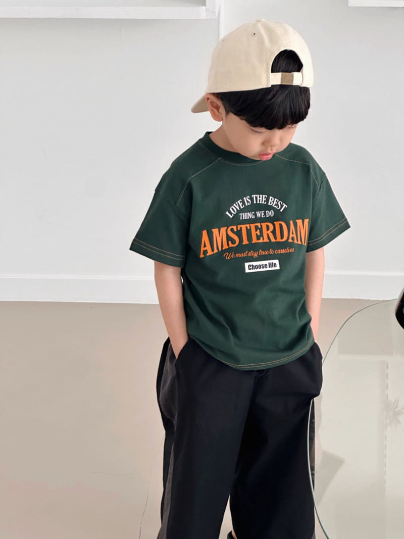 Bailey - Korean Children Fashion - #discoveringself - Amsterdam Short Sleeve Tee - 7