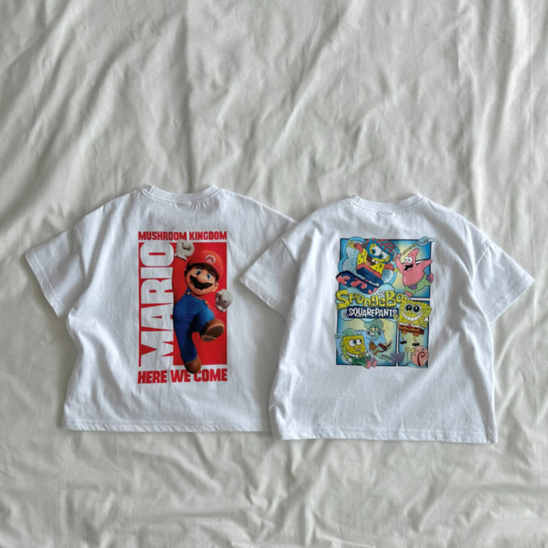 Bailey - Korean Children Fashion - #fashionkids - Summer Cartoon Tee - 5