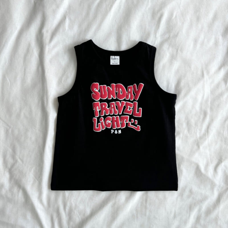 Bailey - Korean Children Fashion - #minifashionista - Sunday Sleeveless Tee - 5