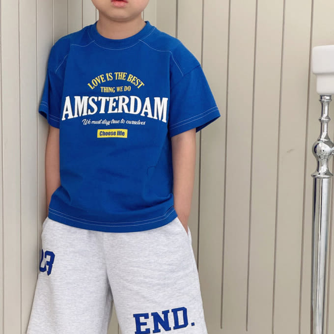 Bailey - Korean Children Fashion - #minifashionista - Amsterdam Short Sleeve Tee