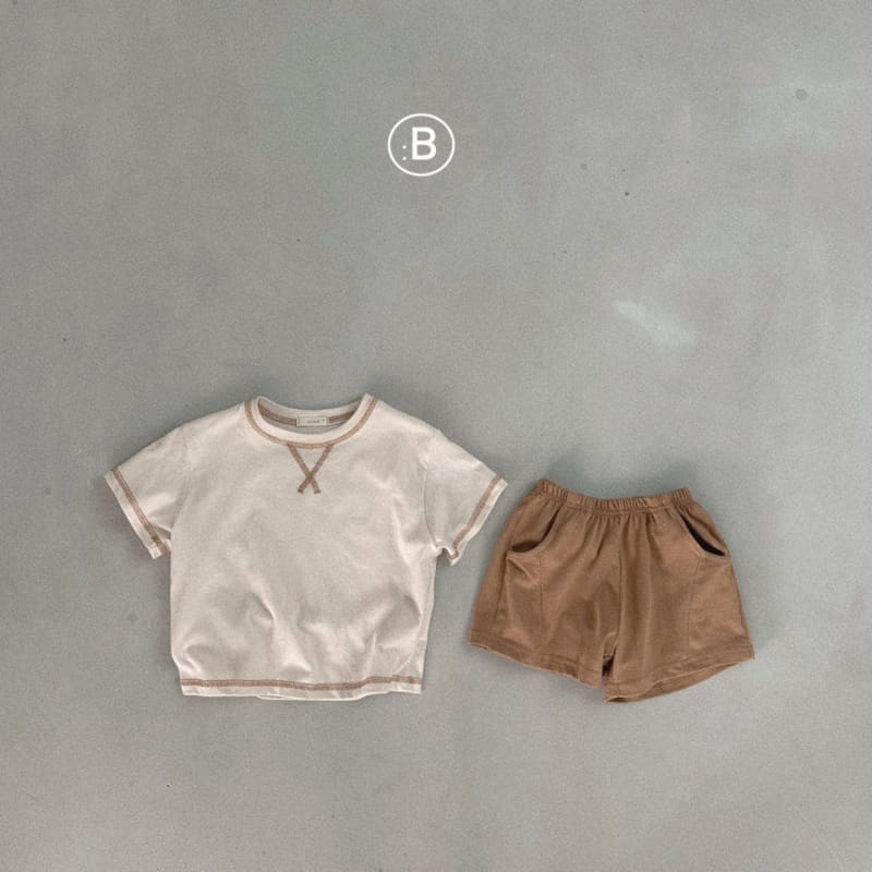 Bella Bambina - Korean Baby Fashion - #babyboutique - Bebe Barcrop Top Bottom Set - 3