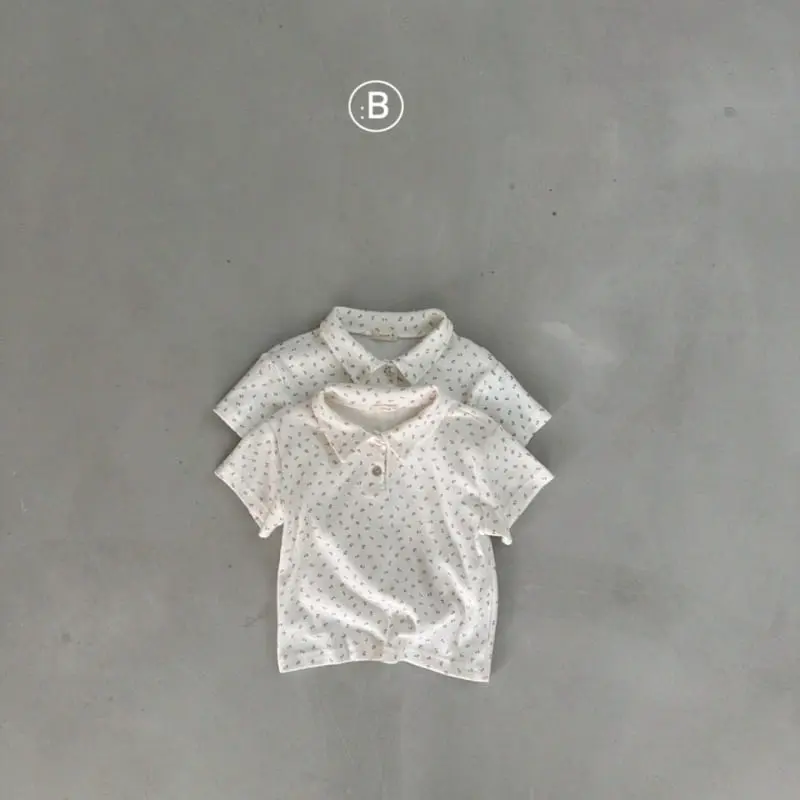 Bella Bambina - Korean Baby Fashion - #babyboutique - Bebe Marry Collar Tee - 2