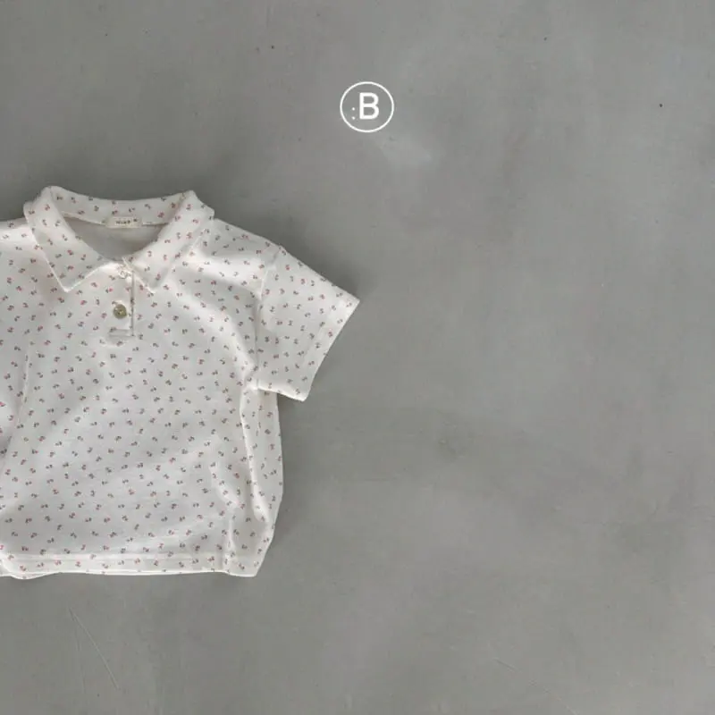 Bella Bambina - Korean Baby Fashion - #babyboutiqueclothing - Bebe Marry Collar Tee - 4