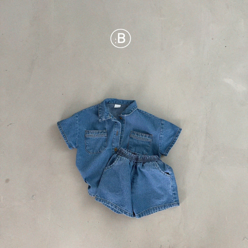 Bella Bambina - Korean Children Fashion - #Kfashion4kids - Coco Denim Top Bottom Set With Mom - 3