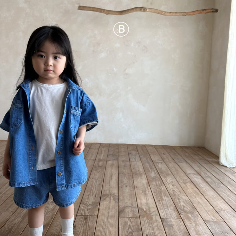 Bella Bambina - Korean Children Fashion - #childofig - Ken Denim Shirt With Mom - 7